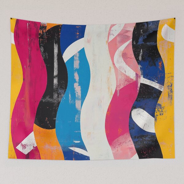 Item preview, Bold Wavy Stripes - Vibrant Multicolor Abstract Pattern designed and sold by Caspereickeart.