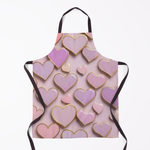 Item preview, Soft Pink & Lilac Floating Hearts Pattern designed and sold by Good Vibes .