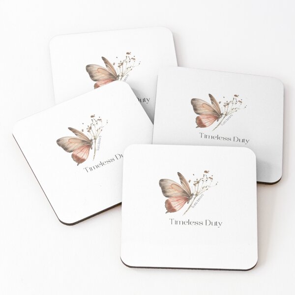 Item preview, Timeless Duty Butterfly Aesthetic Sticker Design designed and sold by PixelVibe Art.