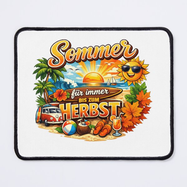 Item preview, Sun, beach, autumn magic design – a holiday motif for the perfect summer feeling with a touch of golden autumn magic designed and sold by CoolContent Factory.