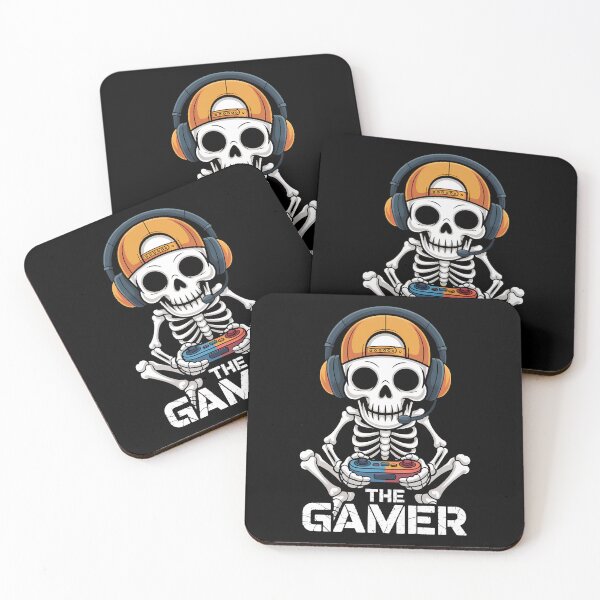 Item preview, The Gamer Skeleton Gaming Design | Funny Skull Gamer Graphic for Video Game Lovers designed and sold by JadmeStudio.