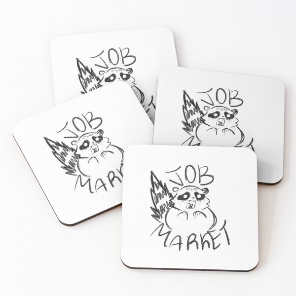 Item preview, Cute Trash Panda Job Market Scared designed and sold by SktchTrashPanda.