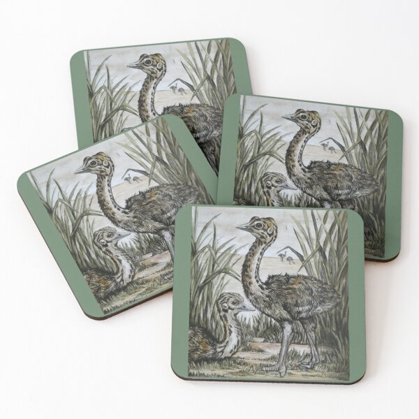 Item preview, Baby Ostriches by R E Whitaker designed and sold by Collector-RB.