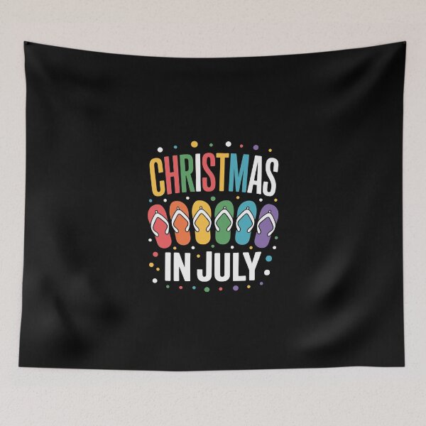 Item preview, Christmas in July Flip-Flops designed and sold by jkrphoto.