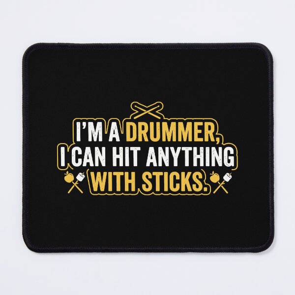 Item preview, I'm A Drummer, I Can Hit Anything With Sticks designed and sold by Amir Faysal.
