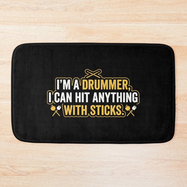 Item preview, I'm A Drummer, I Can Hit Anything With Sticks designed and sold by Amir Faysal.