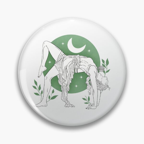 Item preview, Artemis Statue in Bridge Pose | Greek Goddess Yoga Art Print designed and sold by Ancient-Tales.