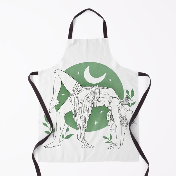 Item preview, Artemis Statue in Bridge Pose | Greek Goddess Yoga Art Print designed and sold by Ancient-Tales.