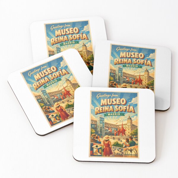 Item preview, Greetings from Museo Reina Sofia Madrid – Vintage Art Poster designed and sold by Earth Celebration Designs.