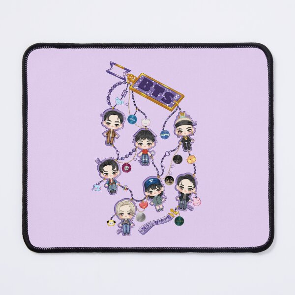 Item preview, Chibi keychain design inspired by the group BTS in the solo era designed and sold by mbs-desing.