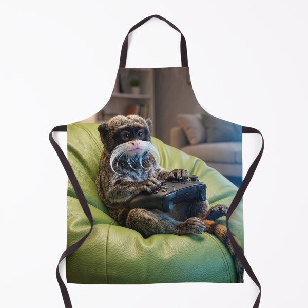 Item preview, Emperor Tamarin Is Old School Gamer designed and sold by Tridentulus.