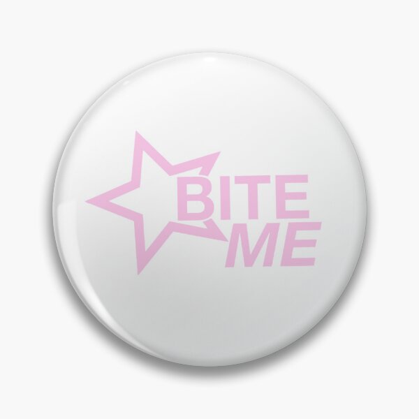 Item preview, bite me (pink) designed and sold by dyldesignz.