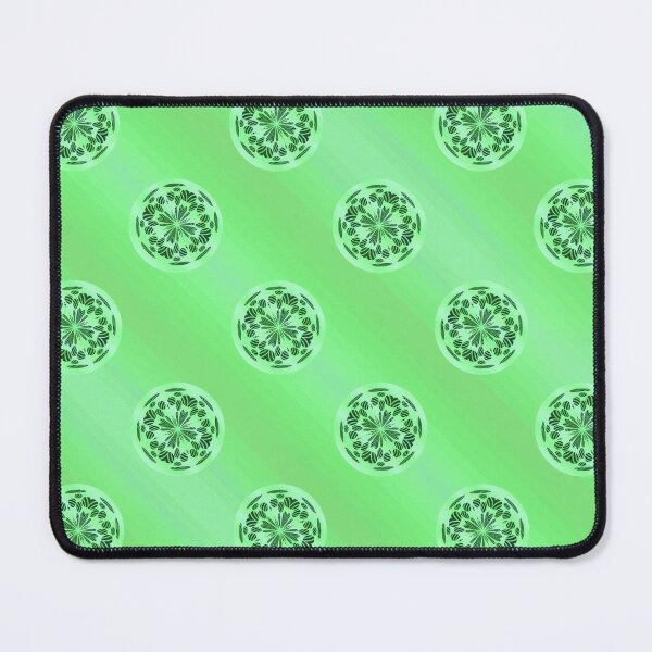 Item preview, Large Ombre Stripes and Faded Flowers In Green designed and sold by HHHeirlooms.