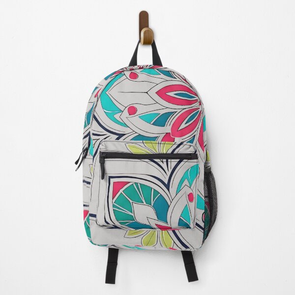 Item preview, Turquoise and Pink Mandala Floral Harmony designed and sold by UrbanPrts.