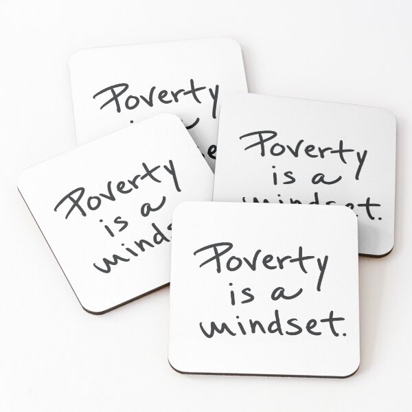 Item preview, Poverty is a Mindset designed and sold by abeink.