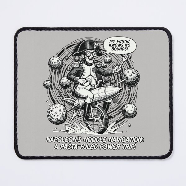 Item preview, Funny Napoleon Pasta T-Shirt - Surreal Spaghetti Rocket History Pun  designed and sold by EverClassic.