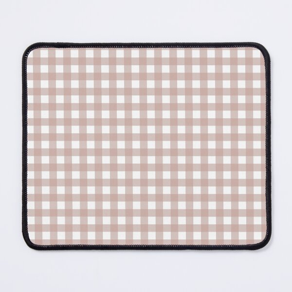 Item preview, Blush Pink and White Gingham Plaid Pattern | designed and sold by ValeriesGallery.