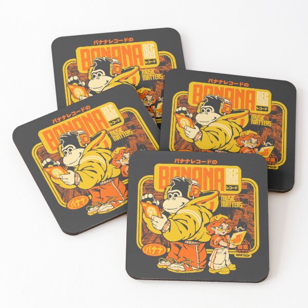 Item preview, Banana Records designed and sold by Ilustrata®.