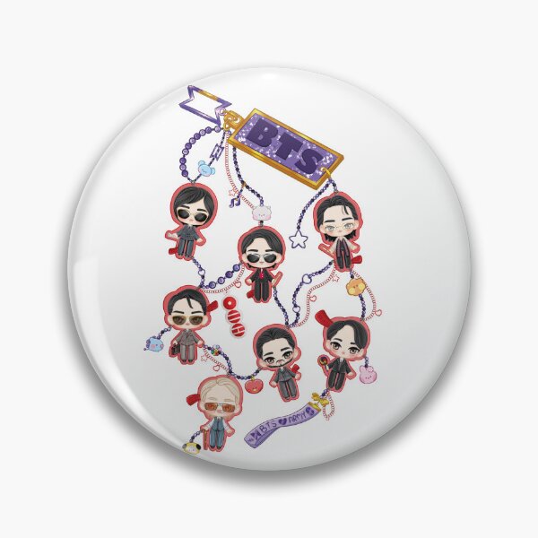 Item preview, Chibi keychain design inspired by the group BTS in the Arirang era designed and sold by mbs-desing.