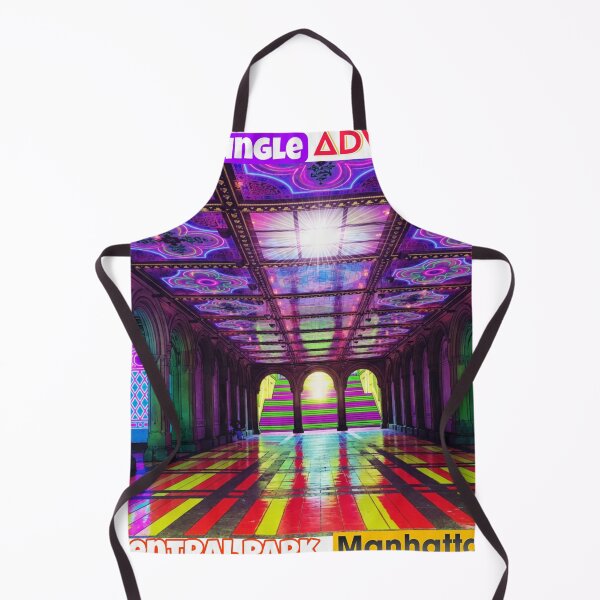 Item preview, Neon Psychedelic Pop Art Central Park Manhattan designed and sold by bewitchedcuties.