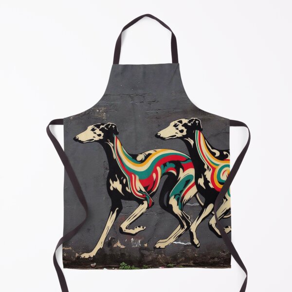 Item preview, GALOGO - Street Variations - Two Galgos Street Art No. 1 designed and sold by GALOGO – Art for Sighthounds & Animal Welfare.