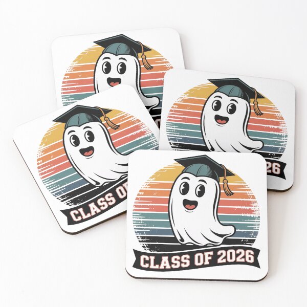 Item preview, Funny Retro Ghost Graduation Class of 2026 designed and sold by  Bold Border Studio..