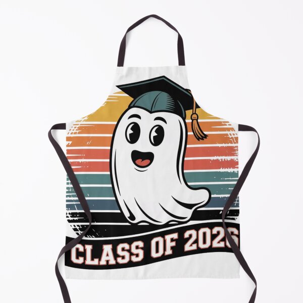 Item preview, Funny Retro Ghost Graduation Class of 2026 designed and sold by  Bold Border Studio..