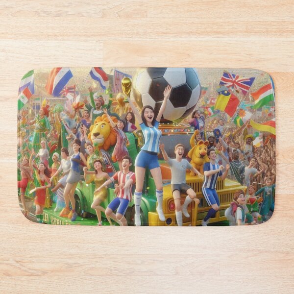 Item preview, World Soccer Championship 3D Parade – Nations United in Celebration  designed and sold by PaintMeWorld.