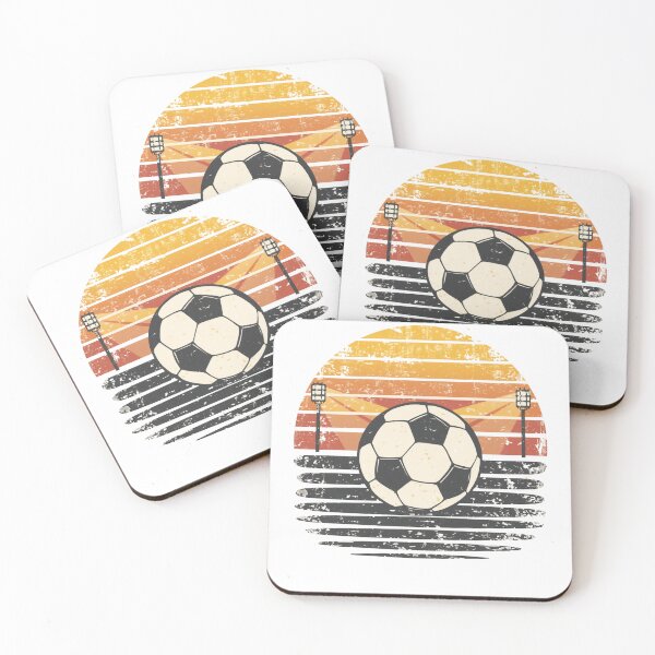 Item preview, Retro Soccer Stadium Vibe 1970s Vintage Football Ball designed and sold by ArtDreamClub.