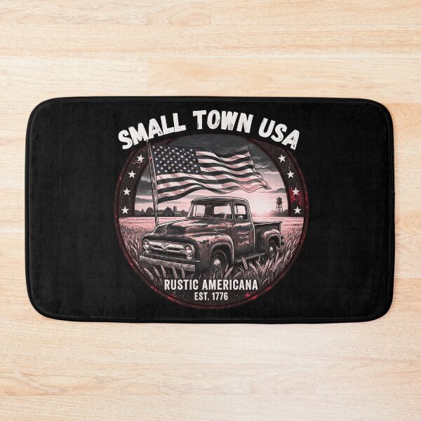Item preview, Small Town USA, Patriotic 1776 Americana Design, Vintage Style with Old Truck and Flag designed and sold by CMM-Designs.