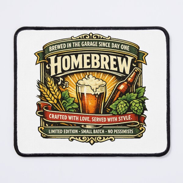 Item preview, Vintage Garage Homebrew Beer Badge designed and sold by Dresut.