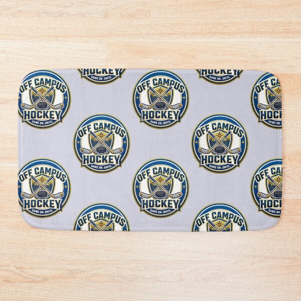 Item preview, Off Campus Hockey Vintage Sports Logo PNG | Hockey Team Badge Transparent Background designed and sold by arifali786.