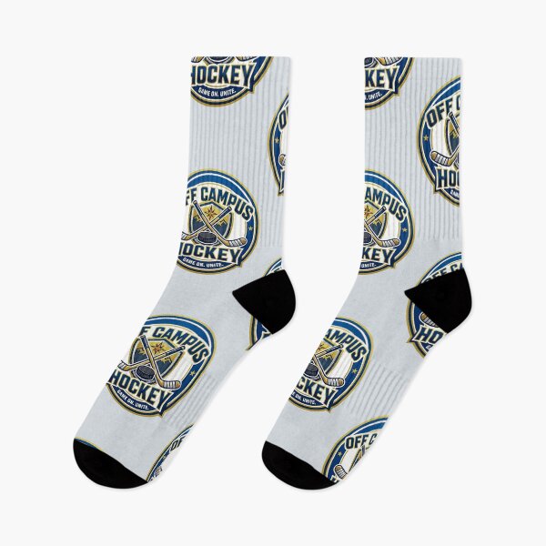 Item preview, Off Campus Hockey Vintage Sports Logo PNG | Hockey Team Badge Transparent Background designed and sold by arifali786.
