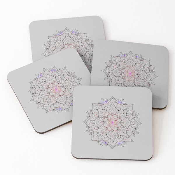 Item preview, Purple Red Lotus Mandala Geometric Purity designed and sold by UrbanPrts.
