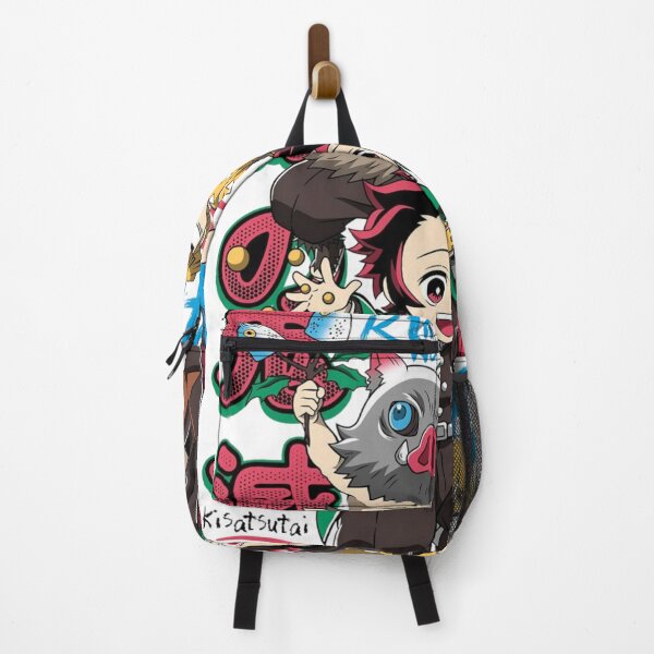 Item preview, Cute Chibi Corps: Tanjiro, Nezuko, Zenitsu & Inosuke Anime Tee designed and sold by Fabioforero.