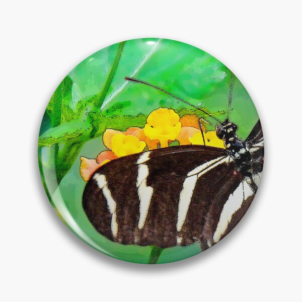 Item preview, Zebra Heliconian Butterfly, Heliconius charithonia designed and sold by AMacGPhilly.