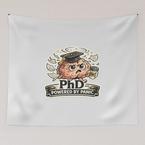 Item preview, PhD Permanently Head Damaged – Funny Doctorate Graduation Gift designed and sold by Fanverse Merchandise.