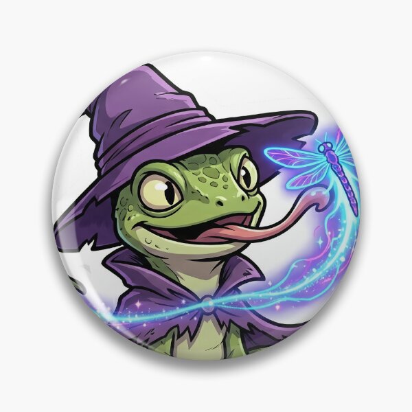 Item preview, The Reptilian Mage - Magic Fantasy Lizard Art designed and sold by PerfectTerrible.