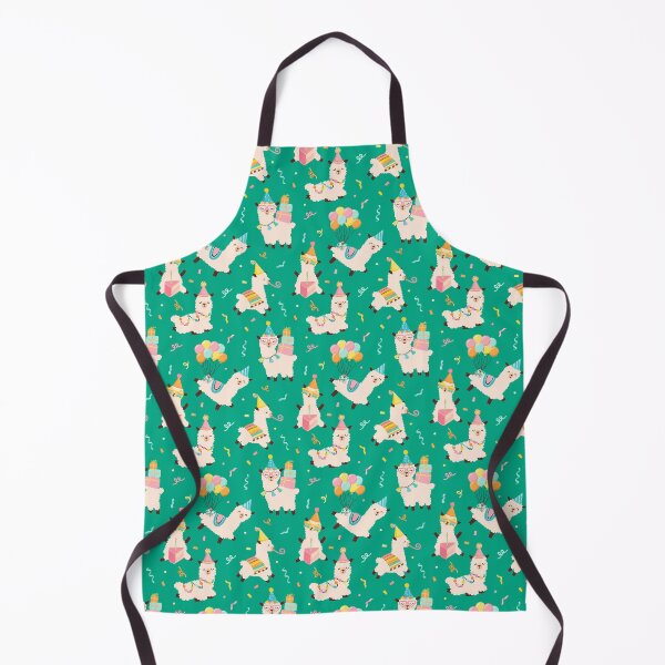 Item preview, Llama Birthday Party Girls Green designed and sold by SamAnnDesigns.