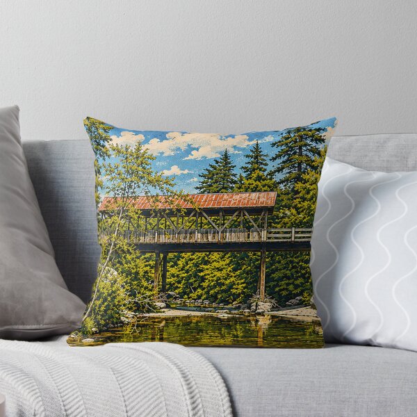 Item preview, Old Union Crossing Covered Bridge sticker designed and sold by gotucoveredart.