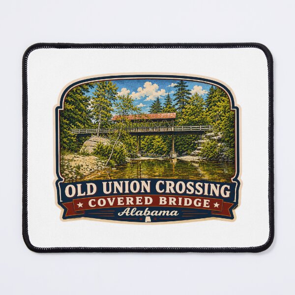 Item preview, Old Union Crossing Covered Bridge sticker designed and sold by gotucoveredart.