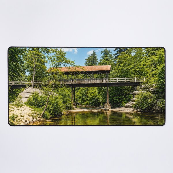 Item preview, Old Union Crossing Covered Bridge sticker designed and sold by gotucoveredart.