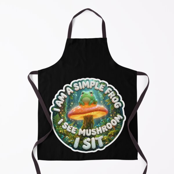Item preview, Simple Frog Mushroom Cottagecore Aesthetic Art designed and sold by pradeepvisuals.