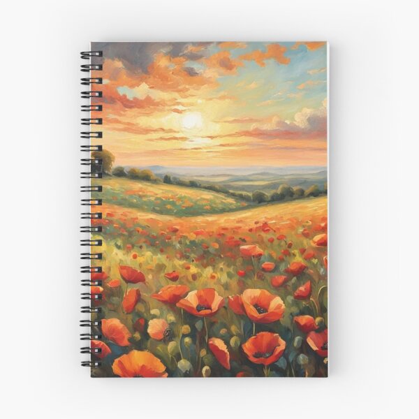 Item preview, Where Poppies Meet the Sky designed and sold by Undersea Ai Art.