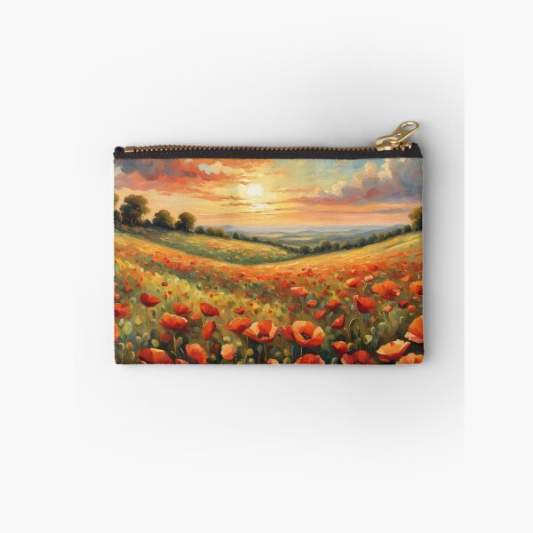 Item preview, Where Poppies Meet the Sky designed and sold by Undersea Ai Art.