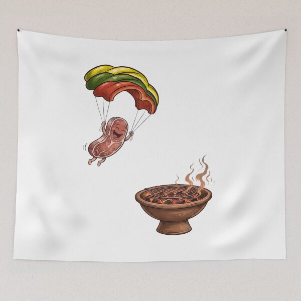 Item preview, Steak and Pepper Parachute Grill designed and sold by Majnon8bp.
