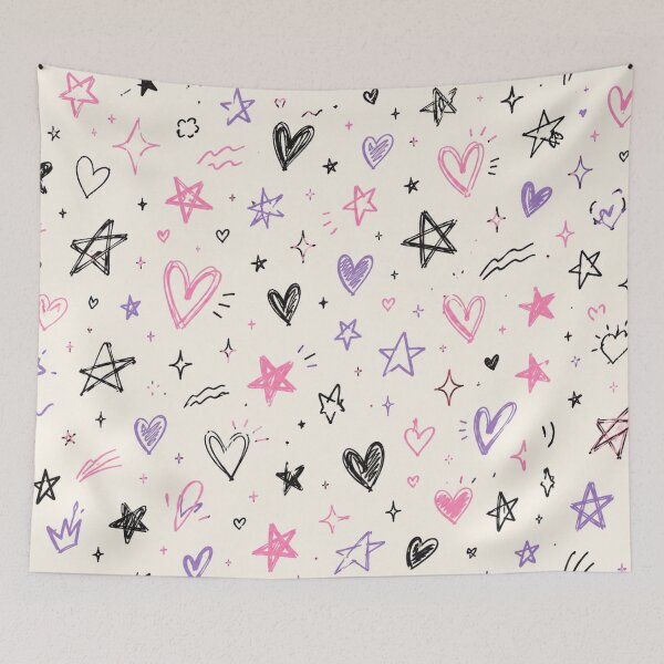 Item preview, Hearts and stars designed and sold by Prasakro.