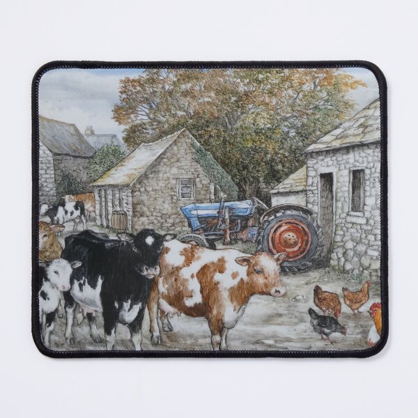 Item preview, Farm yard by R E Whitaker designed and sold by Collector-RB.