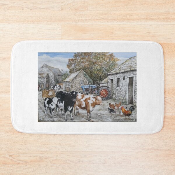 Item preview, Farm yard by R E Whitaker designed and sold by Collector-RB.