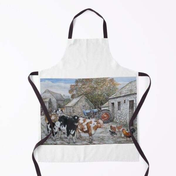 Item preview, Farm yard by R E Whitaker designed and sold by Collector-RB.